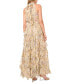 ფოტო #2 პროდუქტის Women's Sleeveless Cascade-Ruffle Maxi Dress