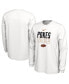 Фото #1 товара Men's White Oklahoma State Cowboys On Court Long Sleeve T-shirt