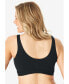 ფოტო #2 პროდუქტის Plus Size Wireless Zip Front Bra