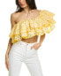 Фото #1 товара Charo Ruiz Ibiza Flamingo Top Women's Yellow L
