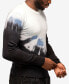 Men's Arrow Tie Dye Crew Neck Sweater