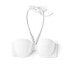 Фото #5 товара Women's Lightly Lined Pique Textured Embellished Halter Bikini Top - Shade &