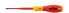 Фото #4 товара Ручная отвертка Wiha 35501, 23.6 см, 63 г, красно-желтая