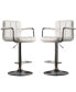 Фото #1 товара Devera Adjustable Swivel Bar Stool, Set of 2