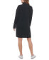 Фото #2 товара Women's Zip-Collar Sweater Dress