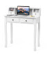 Фото #1 товара Removable Floating Organizer 2-Tier Mission Home Computer Vanity Desk