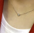 Minimalist silver necklace AGS1011 / 47