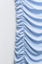 Фото #11 товара Платье из полиамида со сборками ZARA