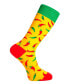 Men's Houston Novelty Luxury Crew Socks Bundle Fun Colorful with Seamless Toe Design, Pack of 3