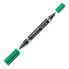 STAEDTLER Lumocolor Duo - Green - Fine/Bullet tip - Black,Green - 1.5 mm - Universal - Germany