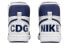 Фото #4 товара Comme des Garçons x Nike Terminator CDG联名款 潮流复古 耐磨防滑 高帮 板鞋 男款 白蓝 / Кроссовки Nike Terminator CDG FD4159-100