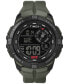 Фото #1 товара Часы и аксессуары Timex Мужские Часы UFC Rush Цифровые Зеленый Ремень Полиуретан 52 мм