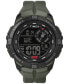 ფოტო #1 პროდუქტის Men's UFC Rush Digital Green Polyurethane Strap 52mm Round Watch