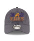 Фото #3 товара Men's Gray Phoenix Suns 2022 NBA Playoffs Bubble Letter 9TWENTY Adjustable Hat