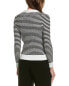 Фото #2 товара Lafayette 148 New York Striped Cardigan Women's