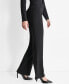 ფოტო #3 პროდუქტის Women's Modern Fit Flat-Front Trousers