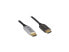 Nippon Labs 35ft. Hybrid Active Optical Fiber HDMI Plenum Rated Cable, 4K@ 60Hz,