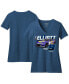 Women's Royal Chase Elliott V-Neck T-shirt Синий, 2XL - фото #1