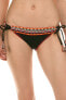 Фото #1 товара Isabella Rose 262004 Women's Crochet Black Bikini Bottom Swimwear Size L