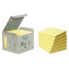 Set of Sticky Notes Post-it Yellow 6 Pieces 76 x 76 mm (4 Units)
