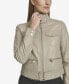 ფოტო #3 პროდუქტის Women's Vicki Light Smooth Lamb Leather Jacket