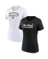 ფოტო #1 პროდუქტის Women's New Orleans Saints Risk T-Shirt Combo Pack