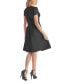 Фото #2 товара Платье с карманом 24seven Comfort Apparel для женщин, с воротником лодочкой и длиной до колена