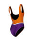 Фото #4 товара Women's Orange Clemson Tigers One-Piece Bathing Suit