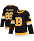 Фото #1 товара Men's David Pastrnak Black Boston Bruins Alternate Authentic Player Jersey