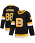 Фото #1 товара Мужская майка Adidas Дэвид Пастернак черная Boston Bruins Alternate Authentic Player Jersey