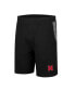 ფოტო #3 პროდუქტის Men's Black Nebraska Huskers Wild Party Tri-Blend Shorts