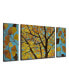 Фото #3 товара 'Ginkgo' 3 Piece Abstract Canvas Wall Art Set,30x60"