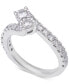 ფოტო #1 პროდუქტის Diamond Two-Stone Engagement Ring (1-1/5 ct. t.w.) in 14k White Gold