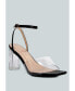 Фото #2 товара Twinkle Clear Block Heel Sandal