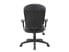 Boss Black Leather Task Chair W/ Adjustable Arms