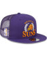 Фото #4 товара Men's Purple Phoenix Suns Bold Laurels 9FIFTY Snapback Hat