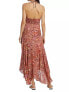 A.L.C. Amina Printed Halter Dress in Sorbet Multi Size 8