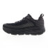 Фото #5 товара Hoka Bondi 6 1019269-BBLC Mens Black Canvas Lace Up Athletic Running Shoes