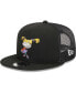 Фото #1 товара Men's and Women's Black Rugrats Angelica Trucker 9FIFTY Snapback Hat