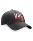 Men's Charcoal USC Trojans Slice Adjustable Hat