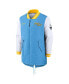 Фото #4 товара Men's Powder Blue Milwaukee Brewers Authentic Collection City Connect Full-Zip Dugout Jacket
