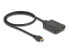 Фото #1 товара Delock HDMI Splitter 1 x in zu 2 out 4K 60 Hz mit Downscaler