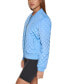 Women's Diamond Quilted Casual Bomber Jacket