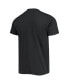 Men's Black Arizona Cardinals Team Stripe T-shirt Черный, Small - фото #7