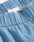Фото #6 товара Women's High-Rise Chambray Easy Shorts, Created for Macy's