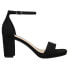 Фото #1 товара Chinese Laundry Teri Ankle Strap Block Heels Womens Black Dress Sandals TERI-00