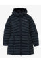 W Essential Maxi Length Hooded Jacket Kadın Siyah Mont S212005-001