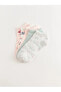 Desenli Kadın Patik Çorap 5'li Paket