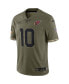 Фото #3 товара Men's DeAndre Hopkins Olive Arizona Cardinals 2022 Salute To Service Limited Jersey