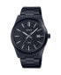 Часы Casio Three-Hand Black Stainless Steel Watch